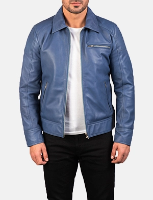 Up Your Style Game with Types of Blue Leather Jackets