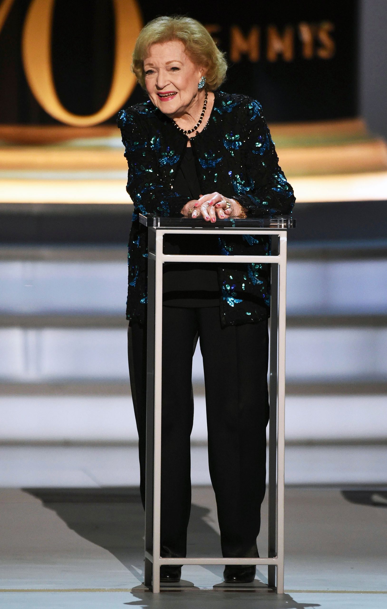 Betty White Fashion Look In 2018