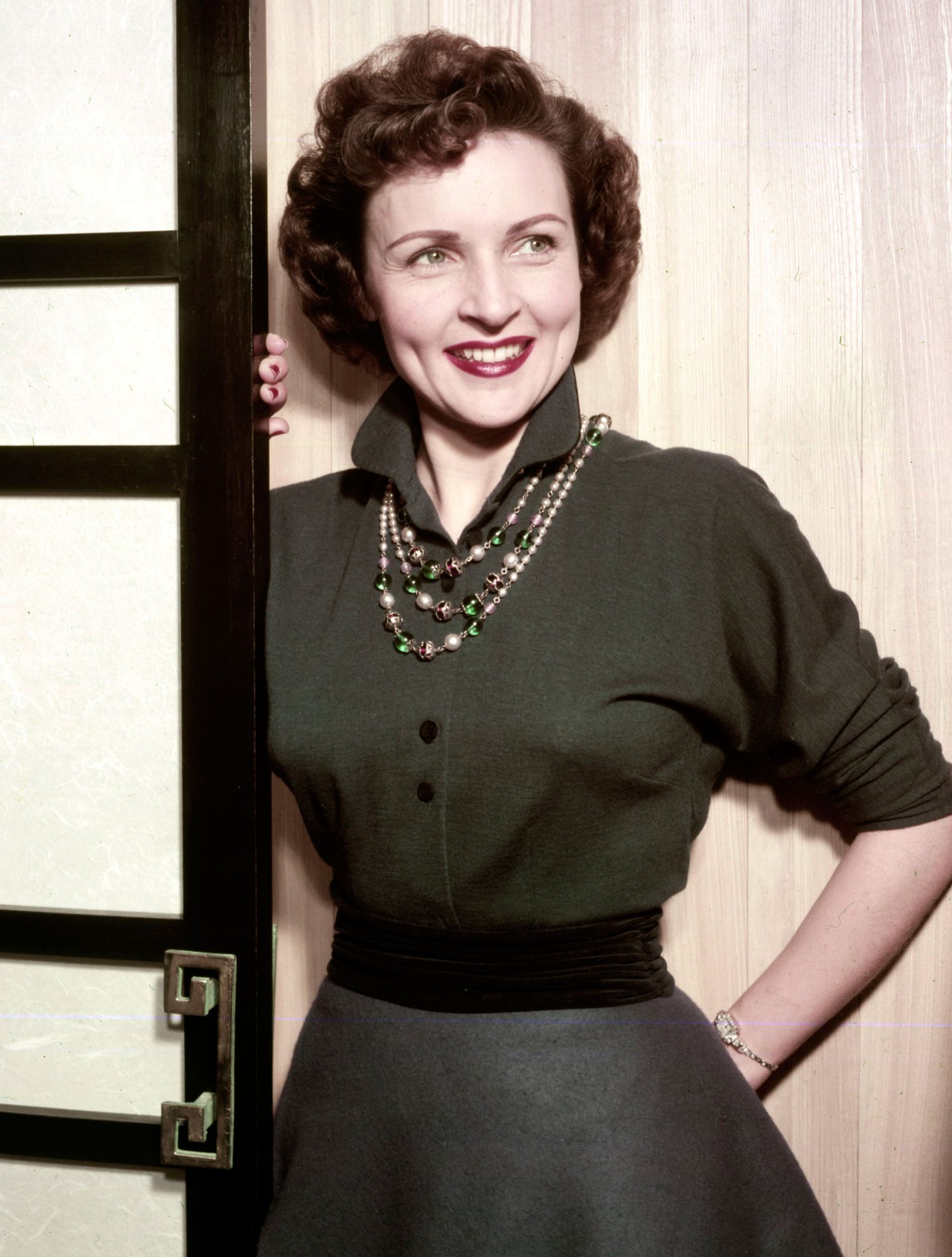 Betty White Fashion Look In 1954