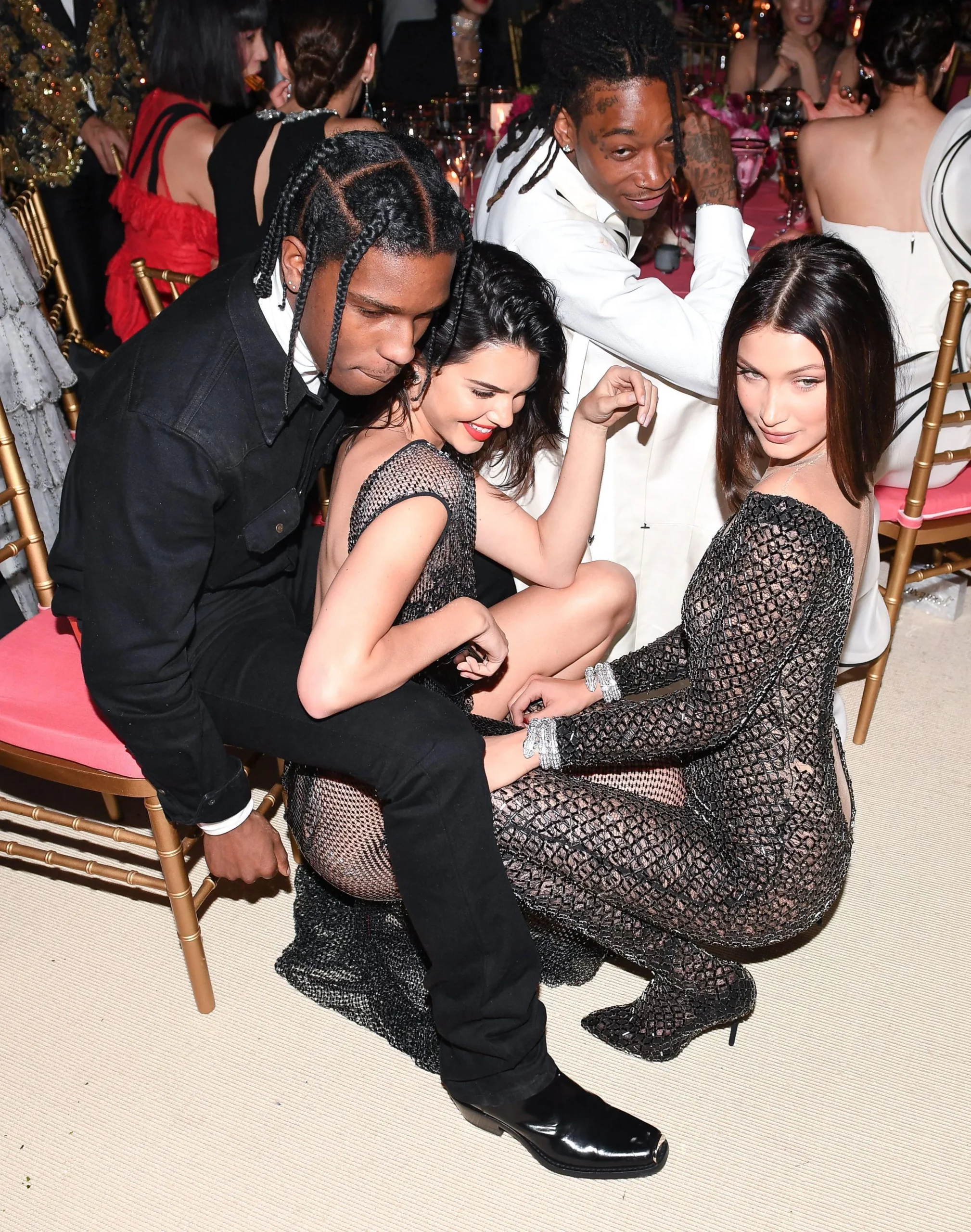 Kendall Jenner and A$AP Rocky at the Met Gala