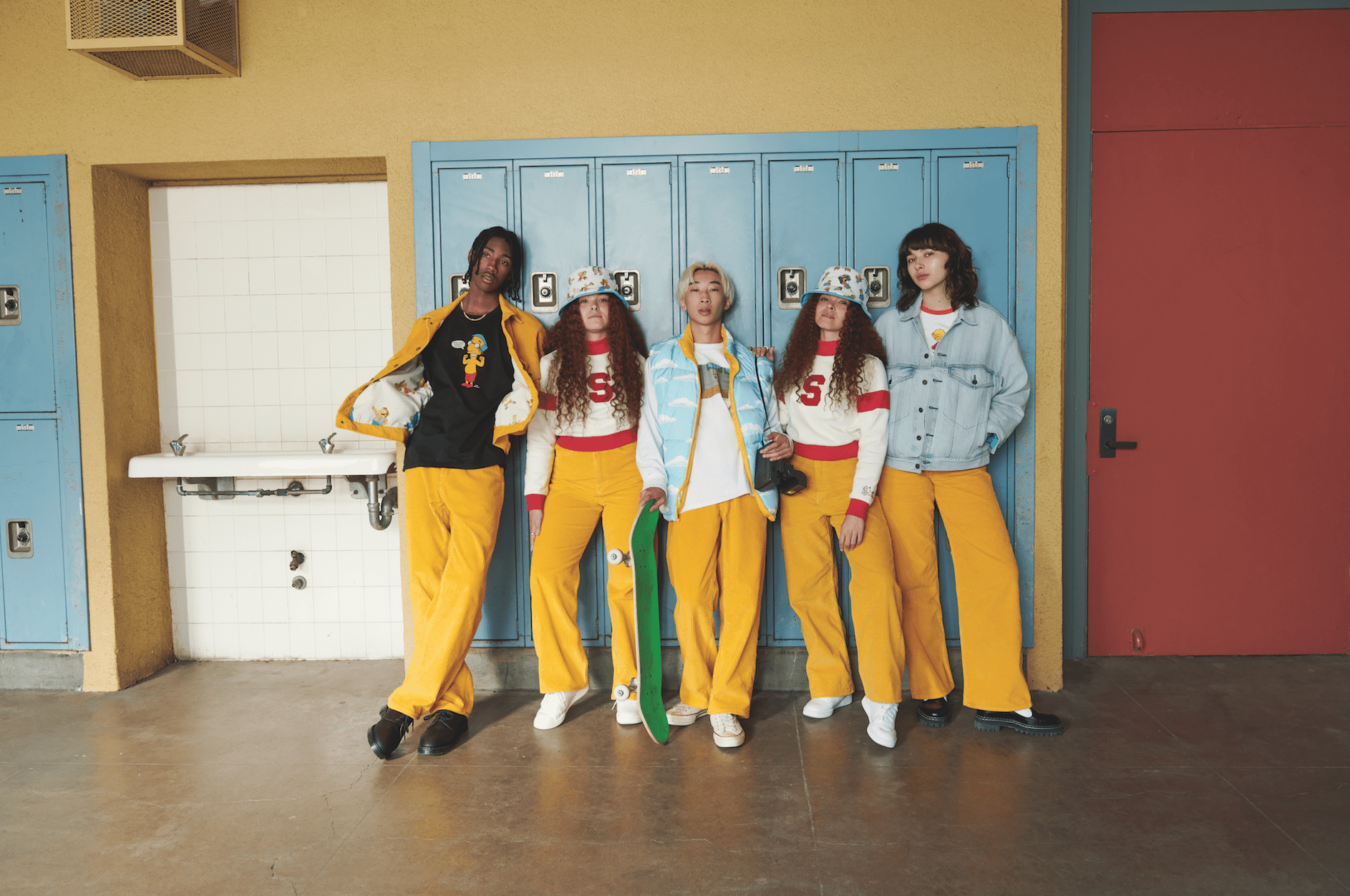 the simpsons x levi's collaborations 