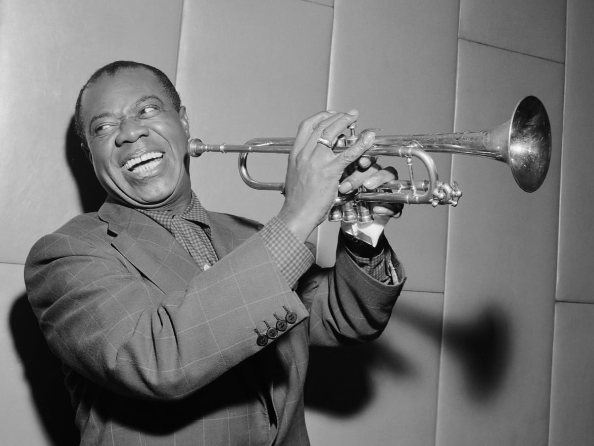 Jazz artist Louis Armstrong 