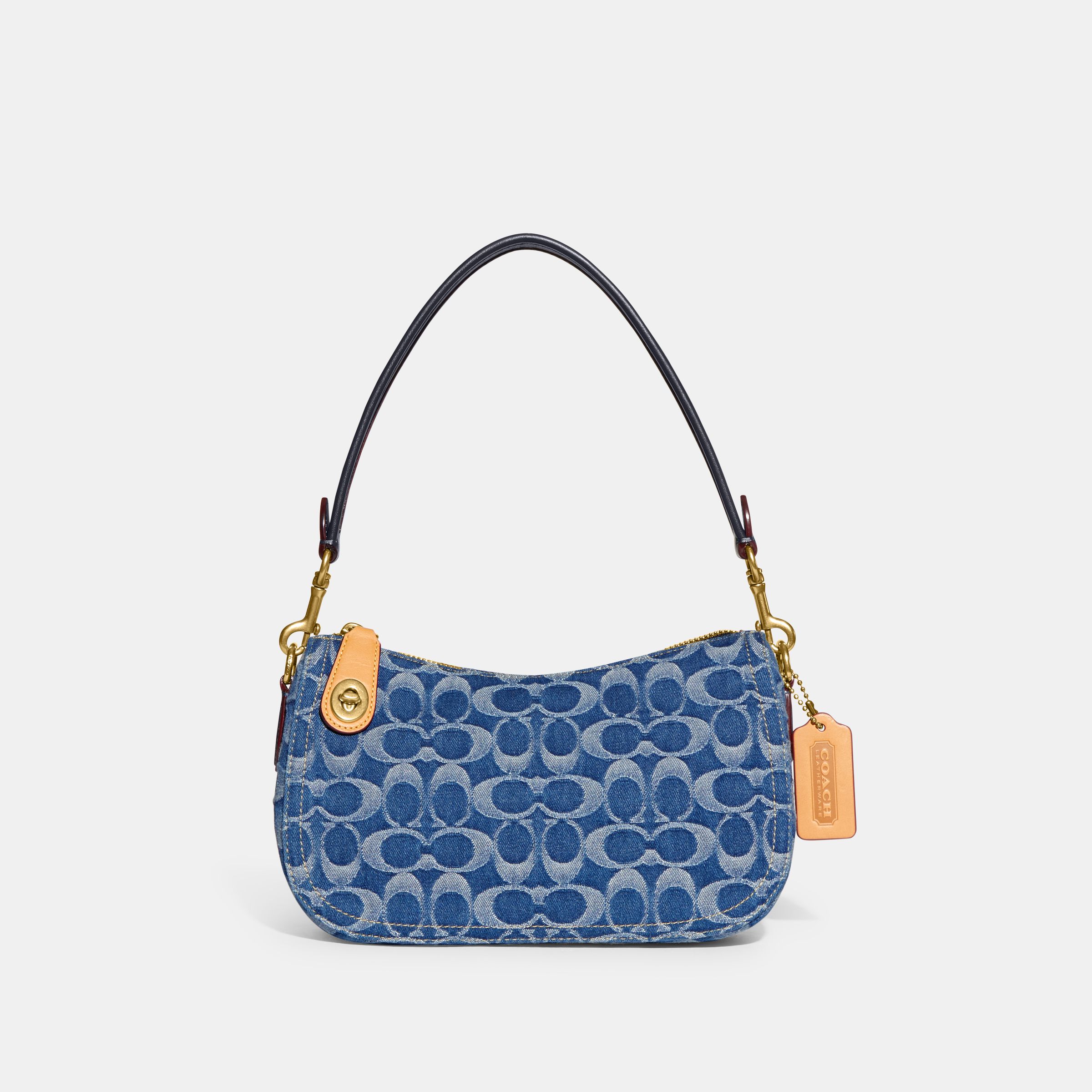 Handbag Coach Blue in Denim - Jeans - 36350584