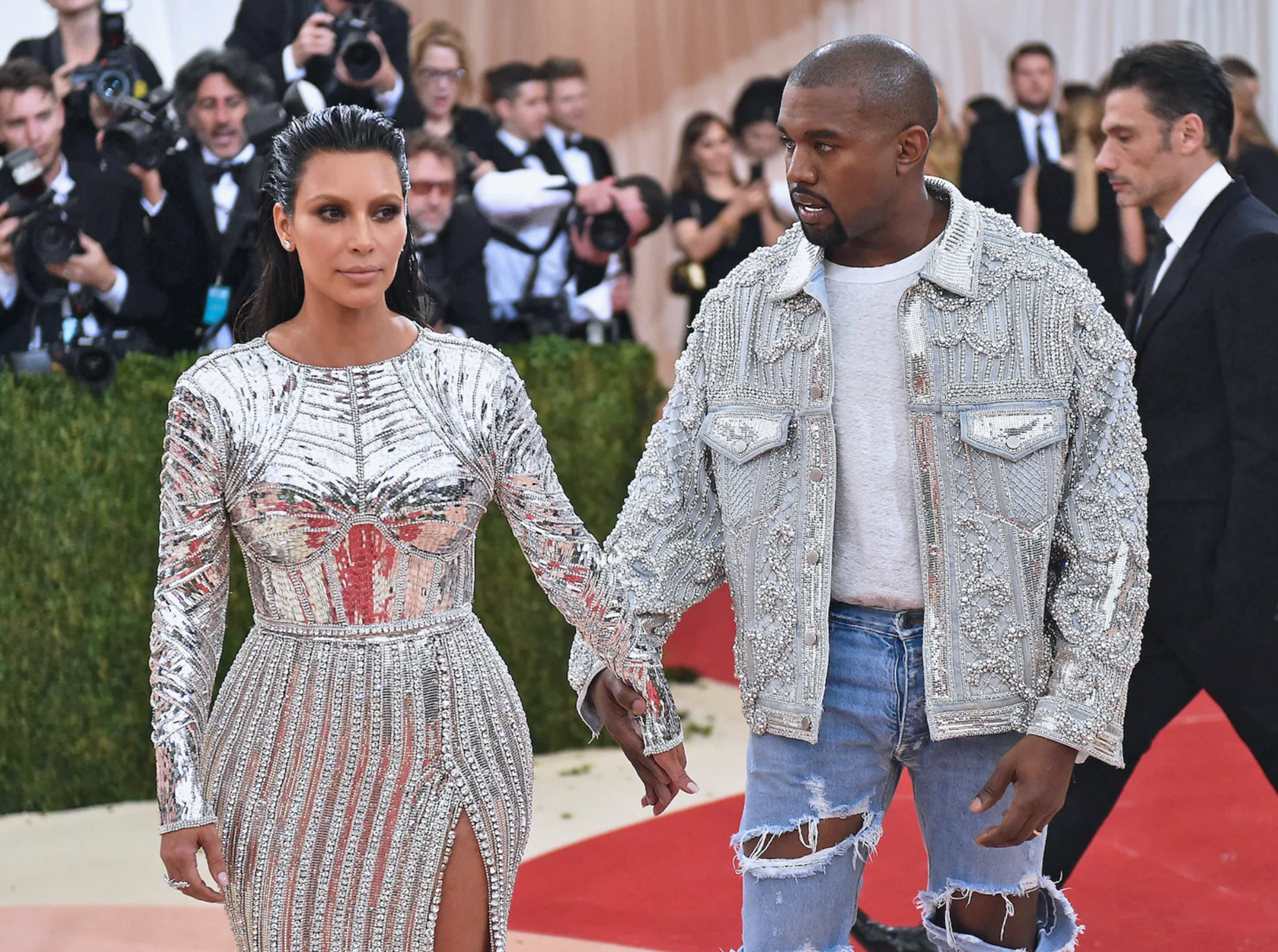 Kim & Kanye at 2016 Met
