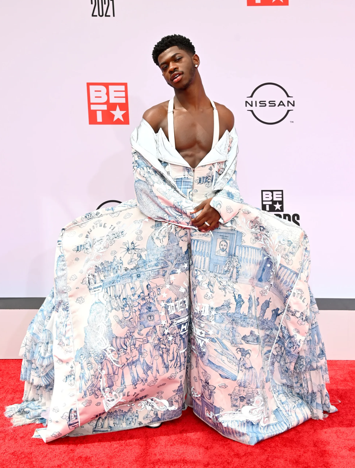 Lil Nas X attends the 2021 BET Awards