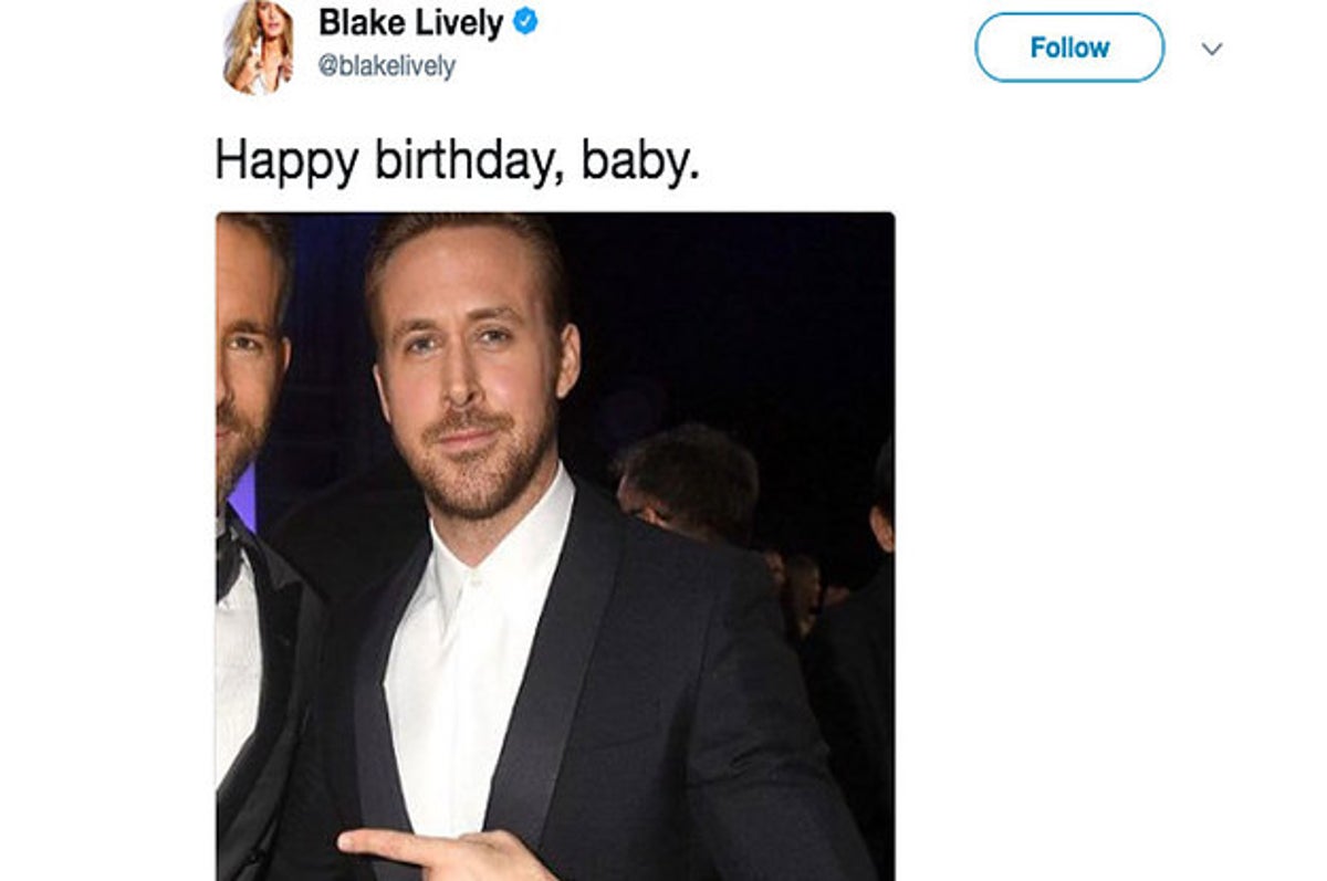 Blake wishing Ryan Happy Birthday