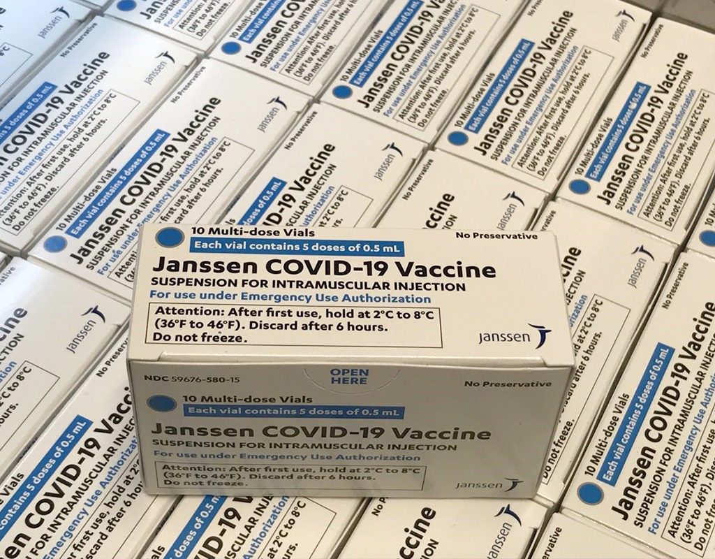 vaccine J&J boxes