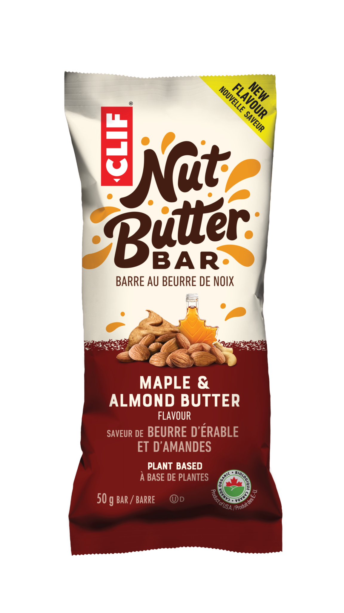 Get Snacking with CLIF’s all new Maple & Almond Nut Butter Bar