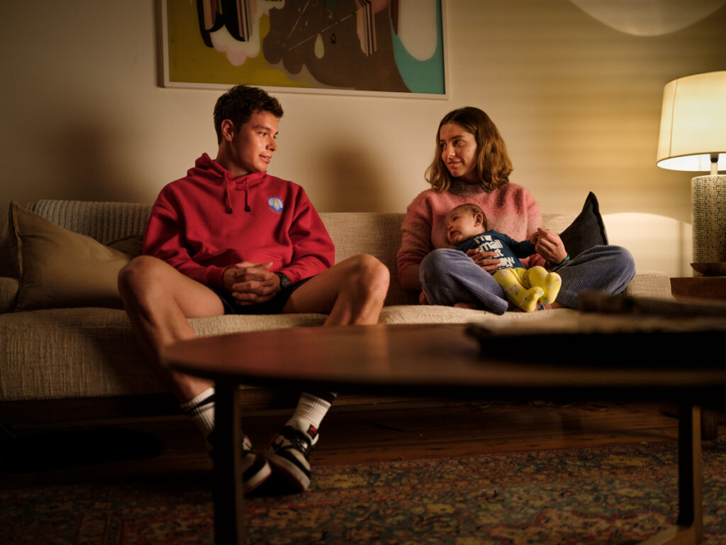 Claudia Karvan and Nathalie Morris on