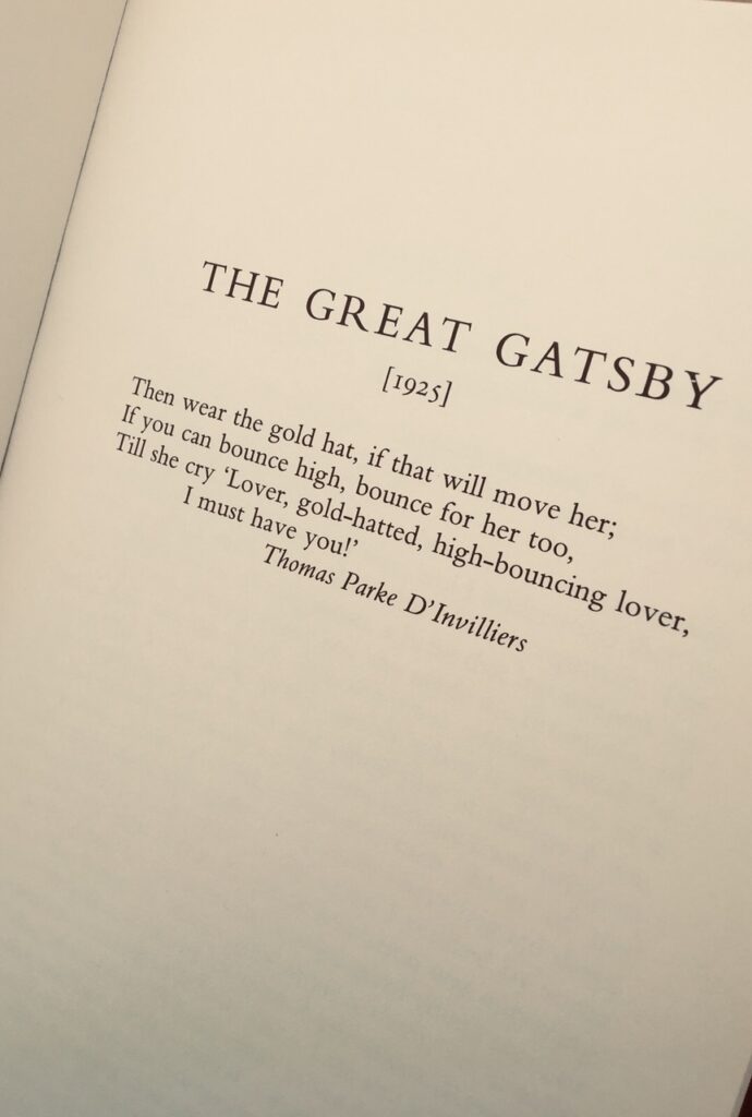 The Great Gatsby By F.Scott Fitzgerald
