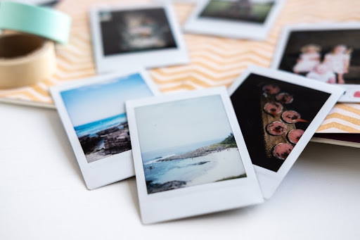 polaroid images fitting an aesthetic for scrapbooking idea's and tips