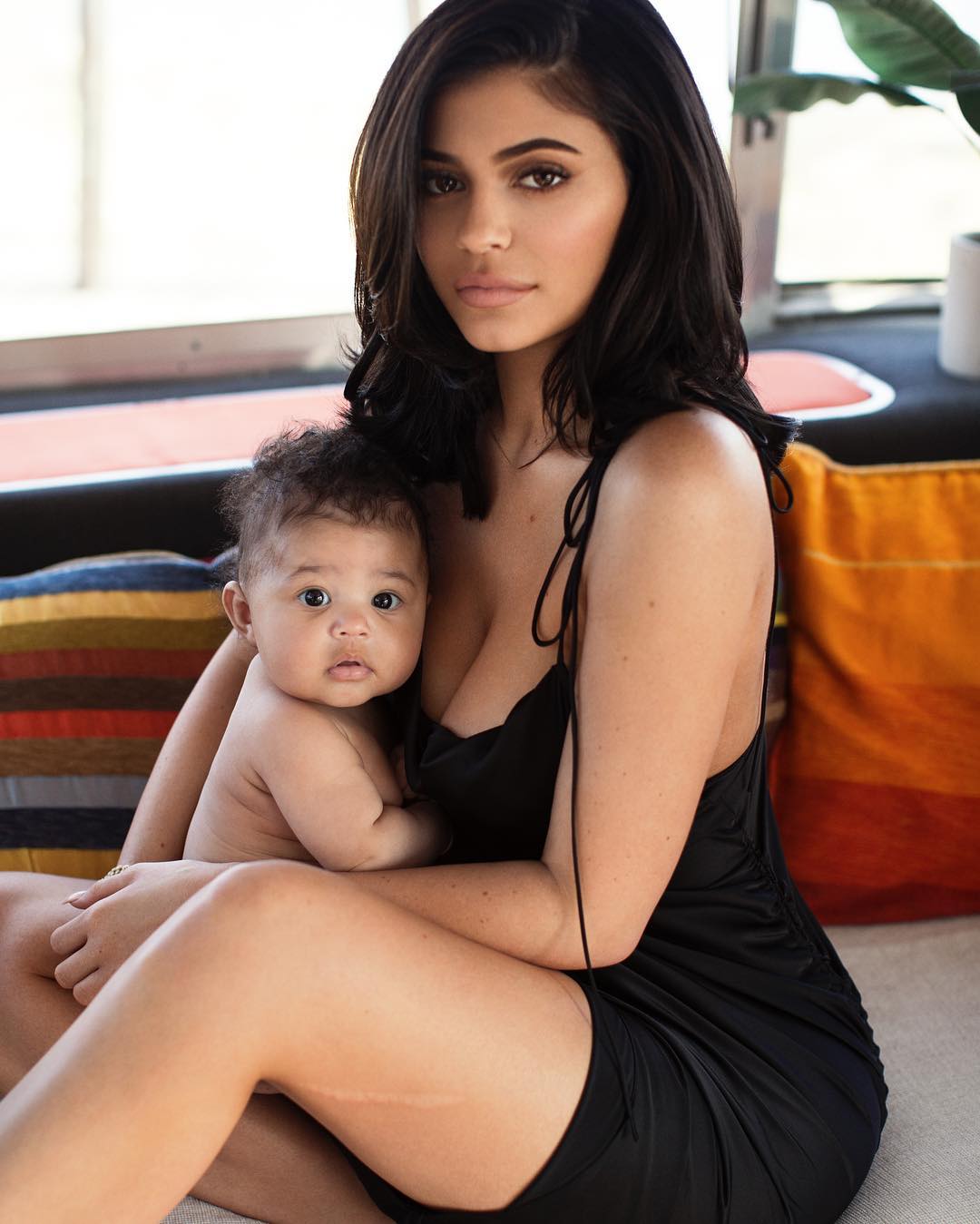 Kylie Jenner and Stormi 