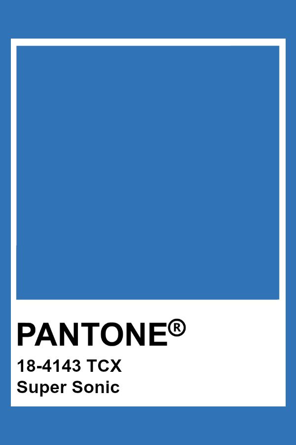Pantone 18-4143 - Super Sonic