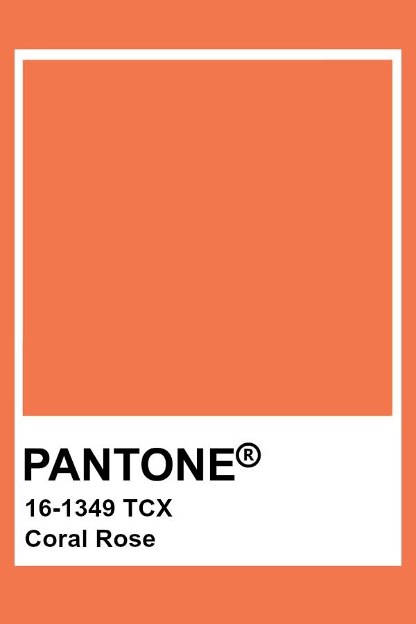 Pantone 16-1349 - Coral Rose