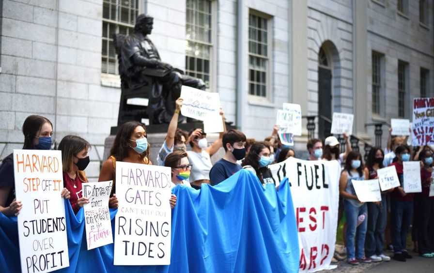 Harvard divest from fossil fuels