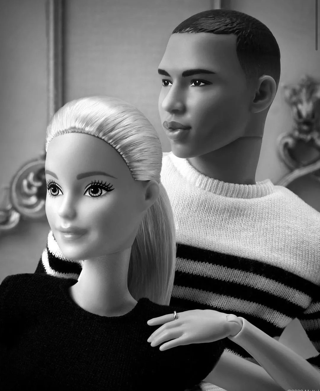 Olivier Rousteing in Balmain X Barbie collab