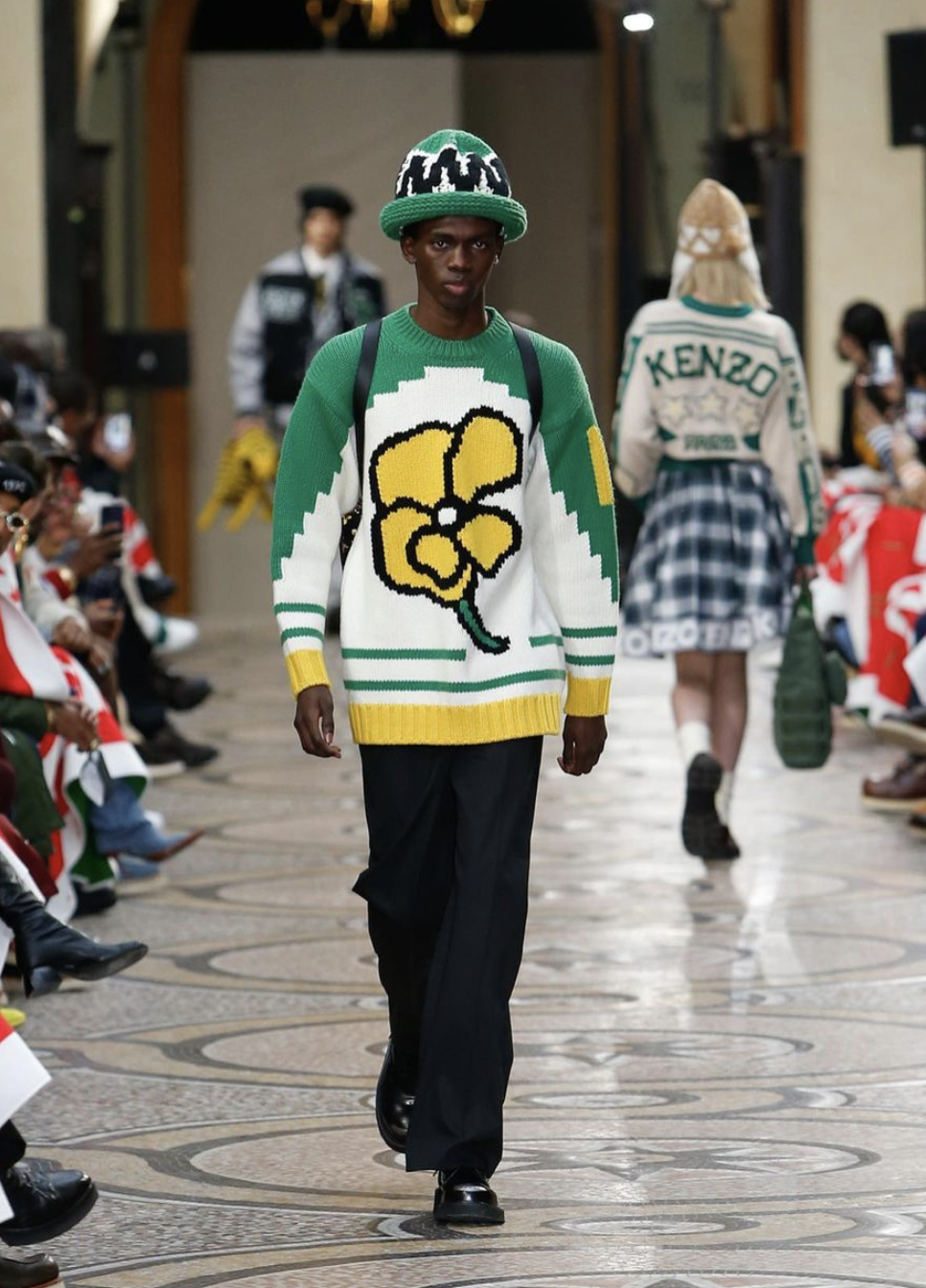 Nigo Waves After His First KENZO Runway Show (2022) 