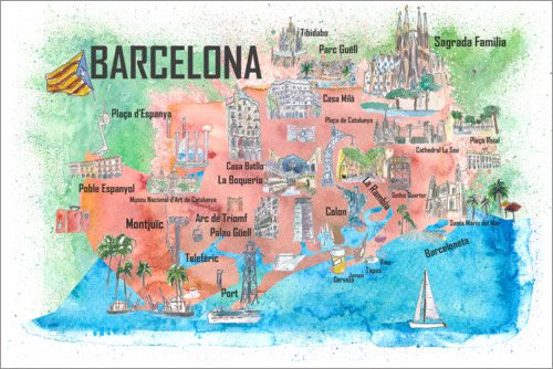 barcelona map