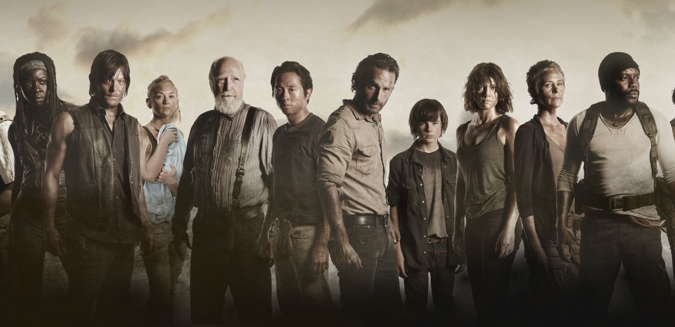 The Walking Dead cast.