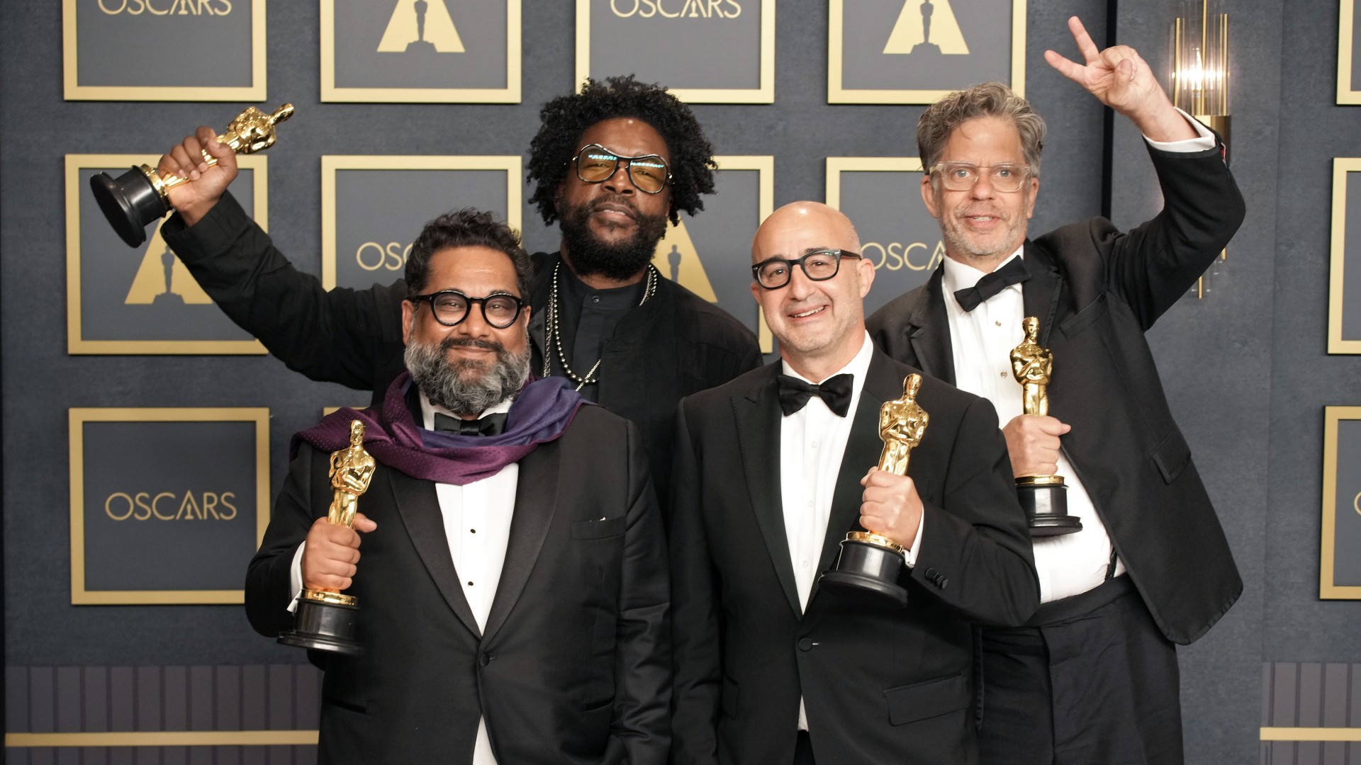 'Summer of Soul' crew at the Oscars.