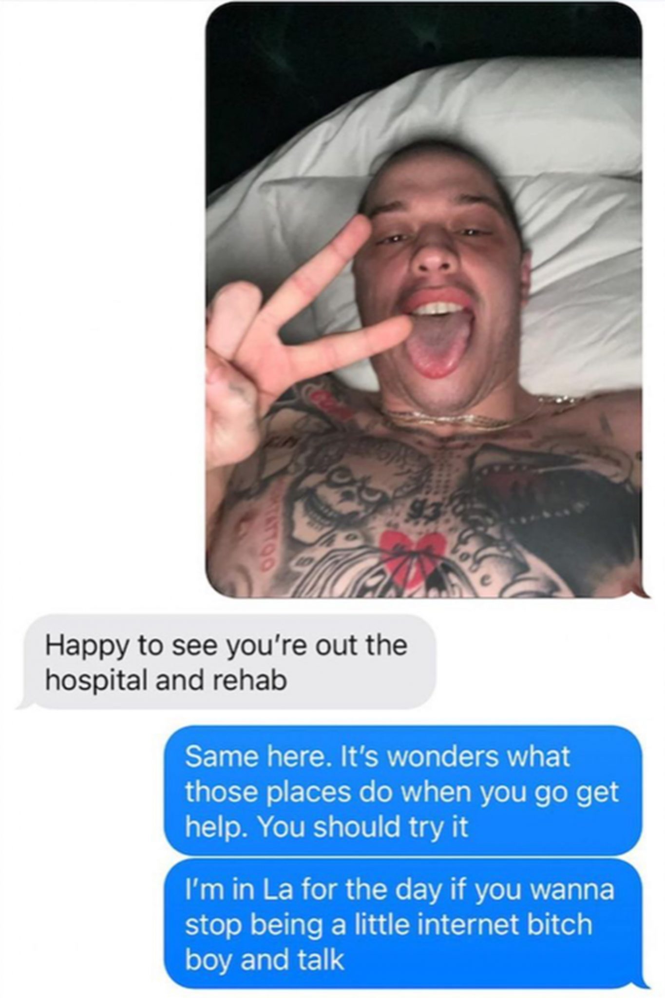 Texts with Pete & Kanye