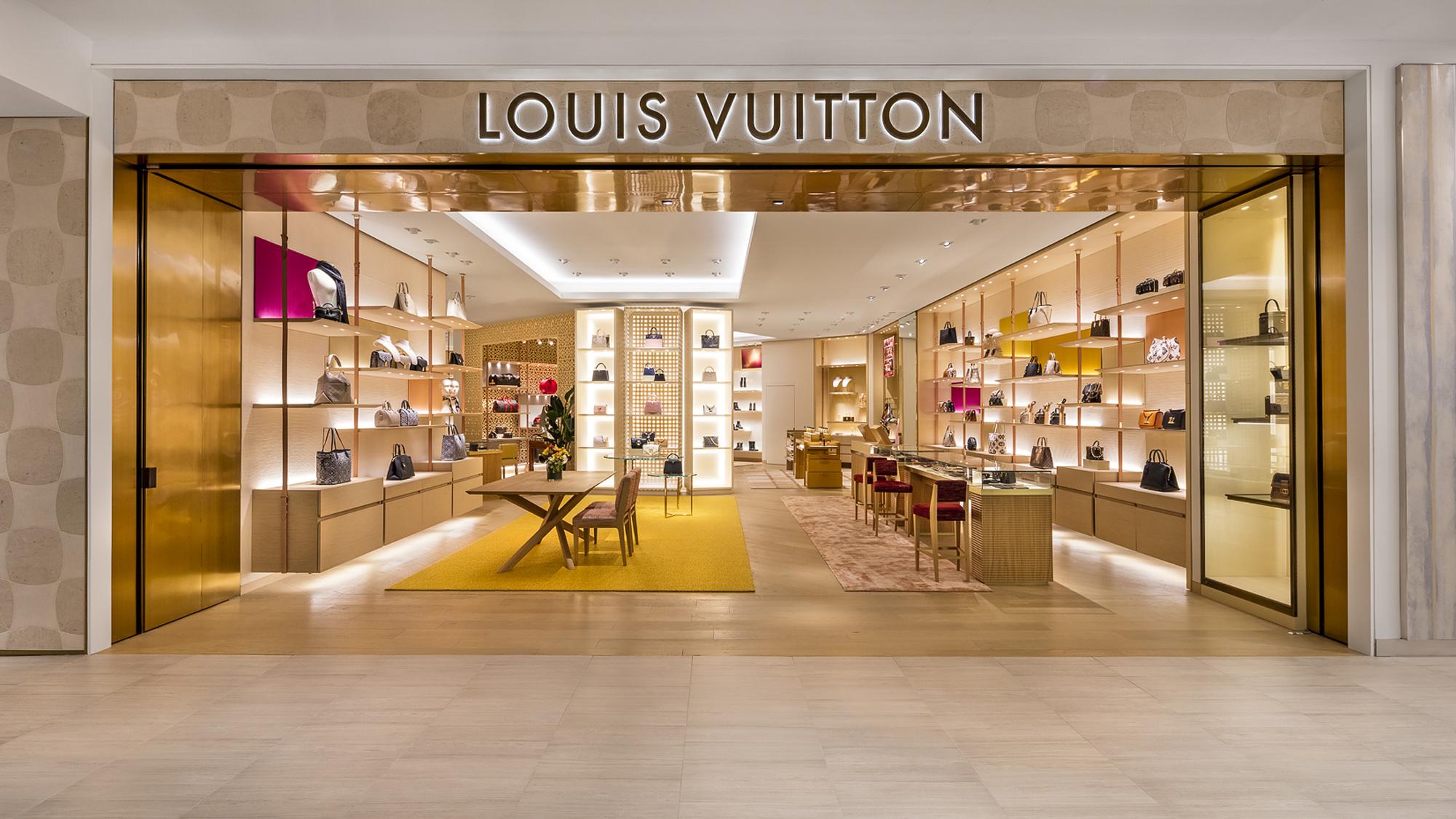 Louis Vuitton store. 
