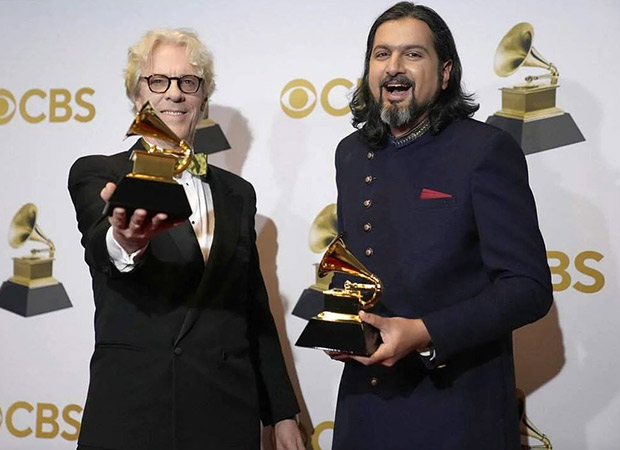 Stewart Copeland and Ricky Kej at the Grammy Awards. 