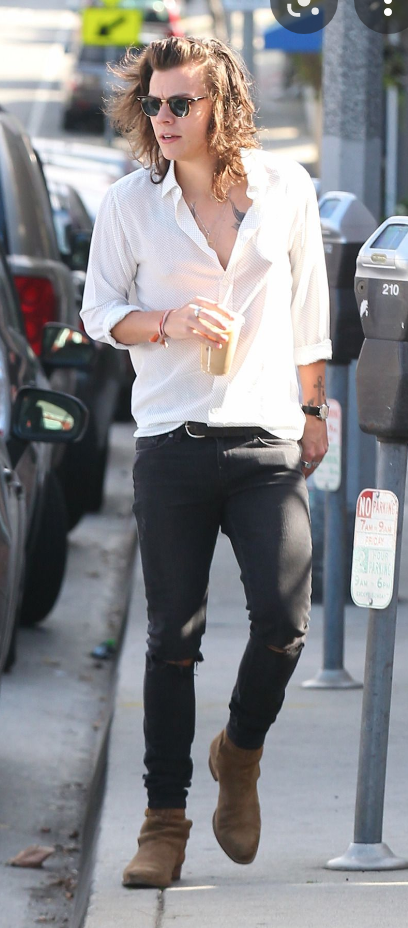 Harry Styles out in West Hollywood - May 17, 2015  Harry styles street  style, Fashion, Street style