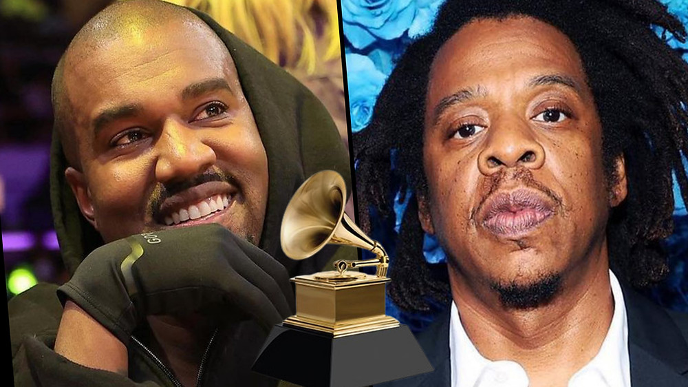 Jay Z and Kanye West winners of the Grammy award. 