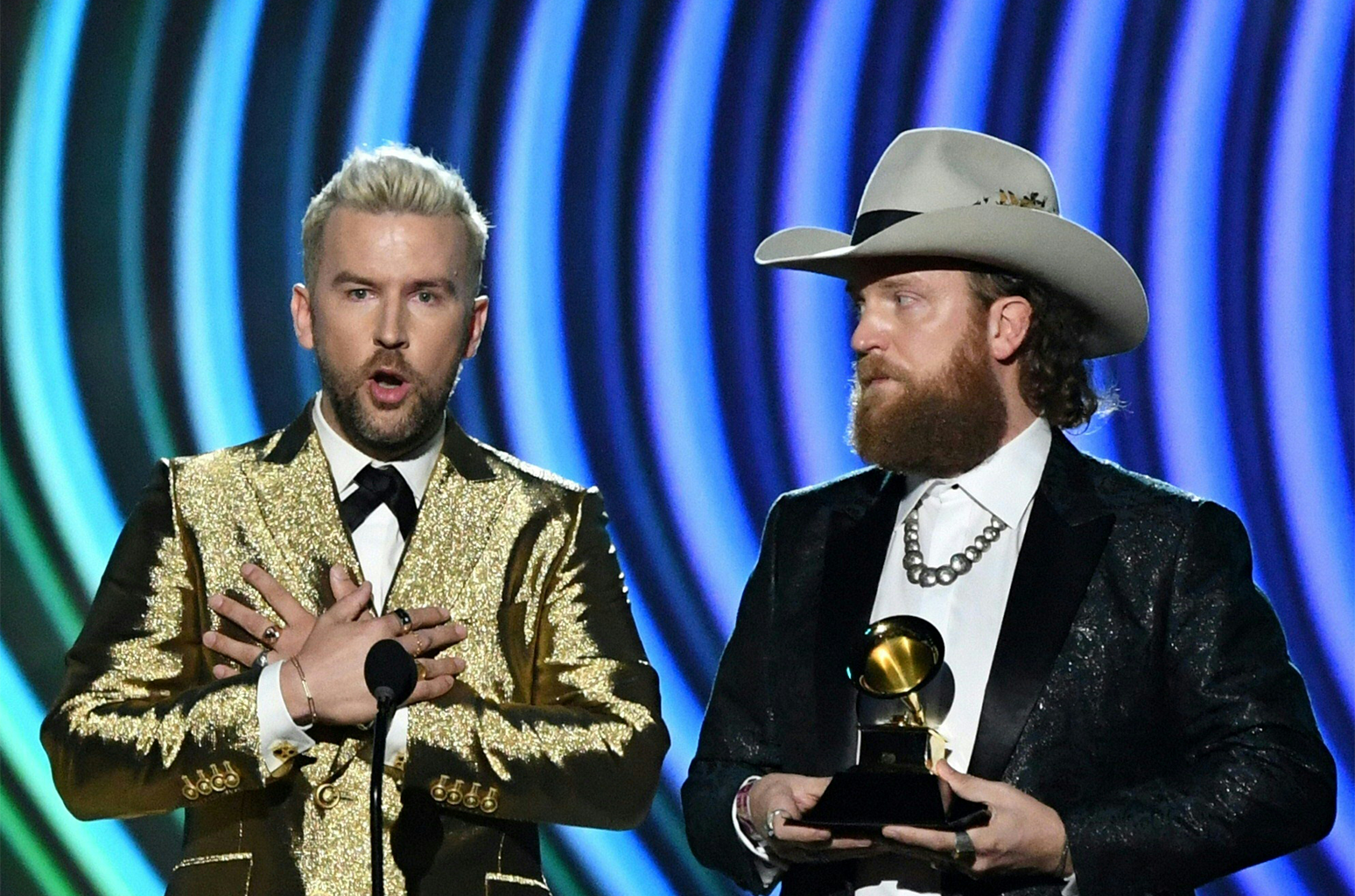 Brothers Osborne at the Grammy Awards. 