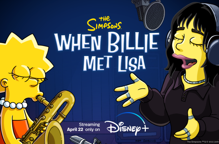  New “The Simpsons” Short “When Billie Met Lisa” Starring Billie Eilish To Premiere Exclusively on Disney Plus