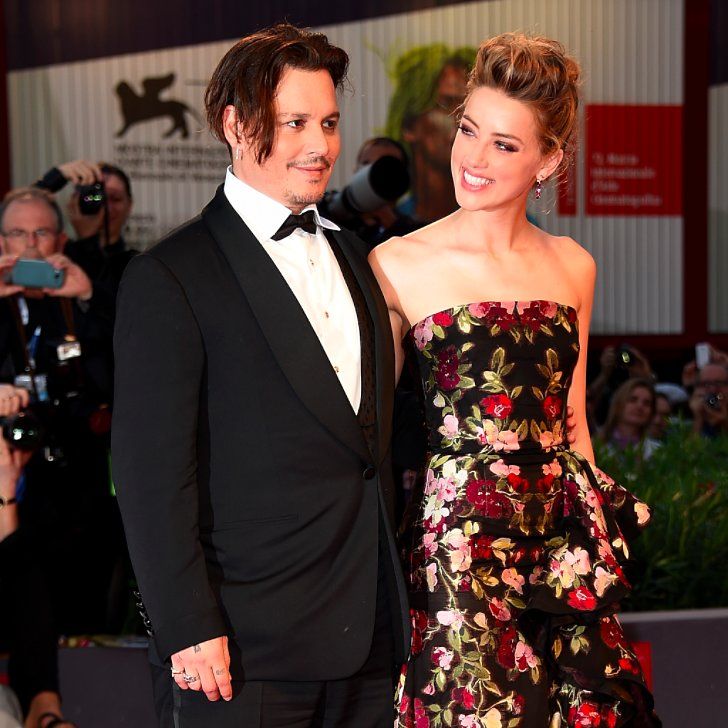 Johnny Depp and Amber Heard at the 72nd Venice Film Festival, 2015
