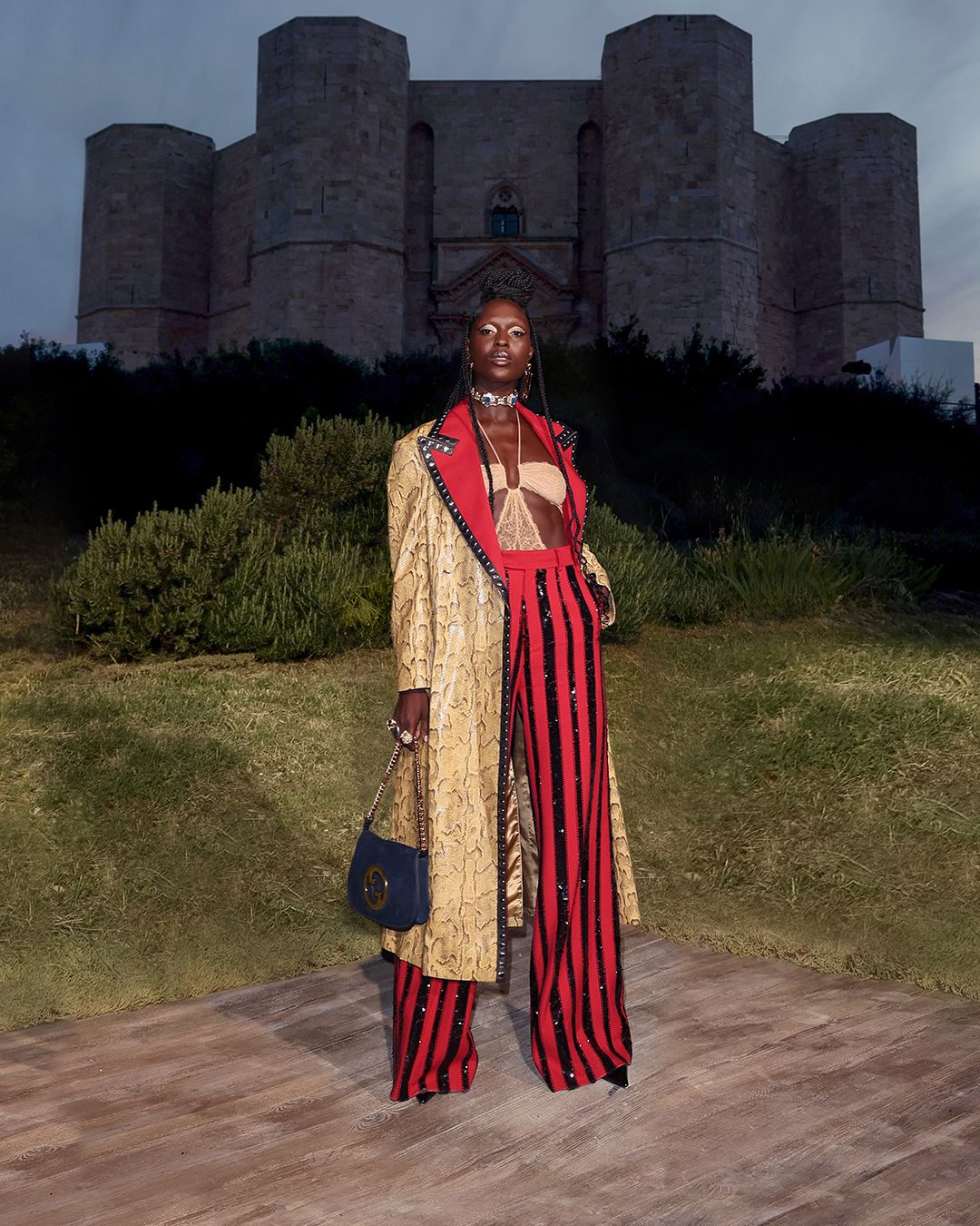 Jodie Turner-Smith in Gucci. 