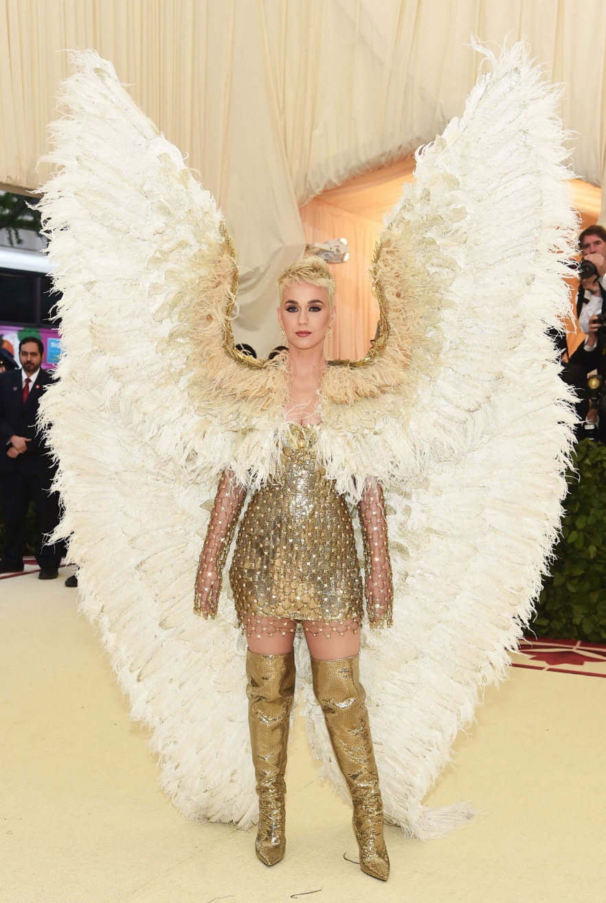 Katy Perry Red Carpet Angel Wings