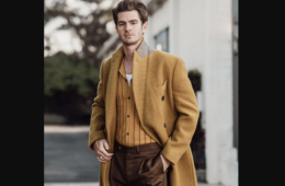 Andrew Garfield modelling for The Wrap.