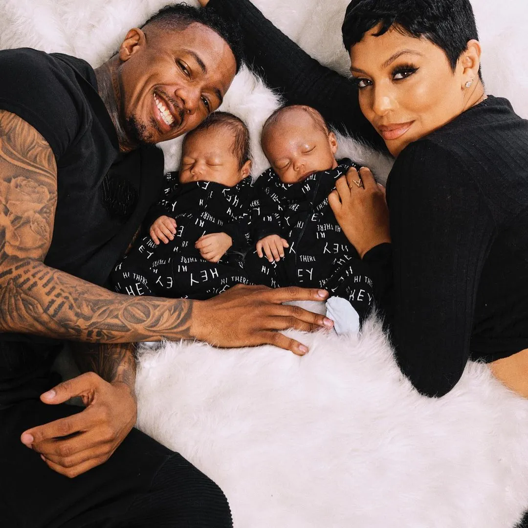 Nick Cannon and Abby De La Rosa With Twin Sons