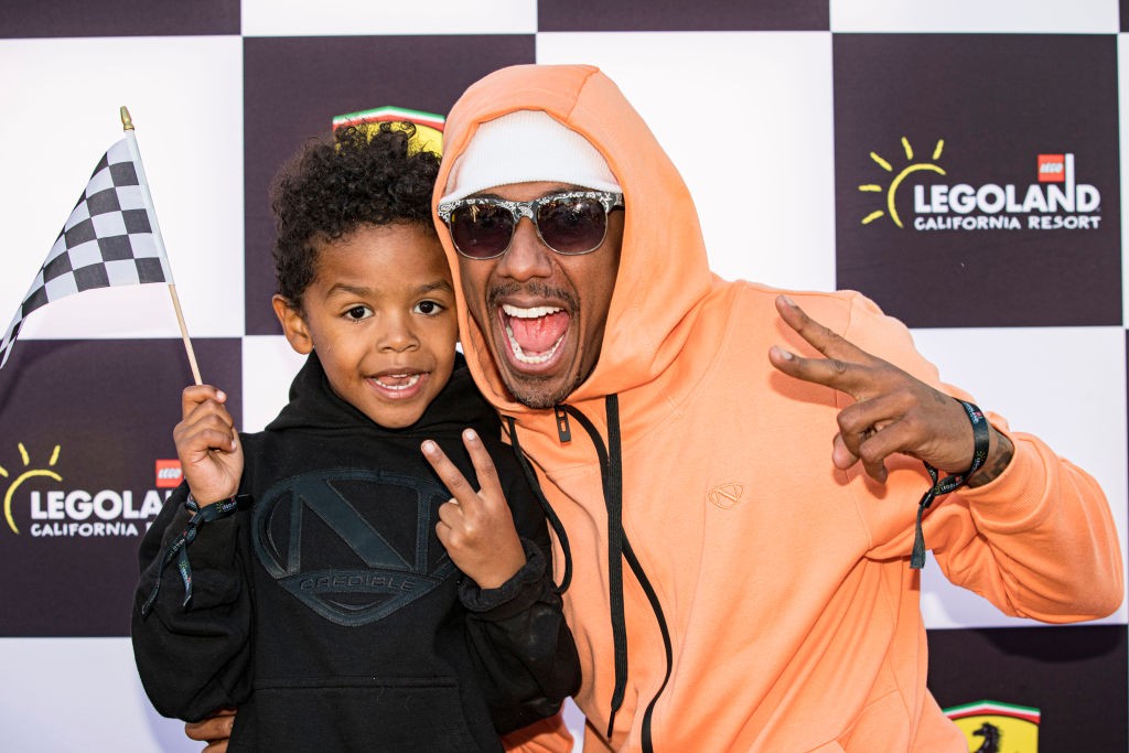 Nick Cannon with 5 year old son Golden Cannon
