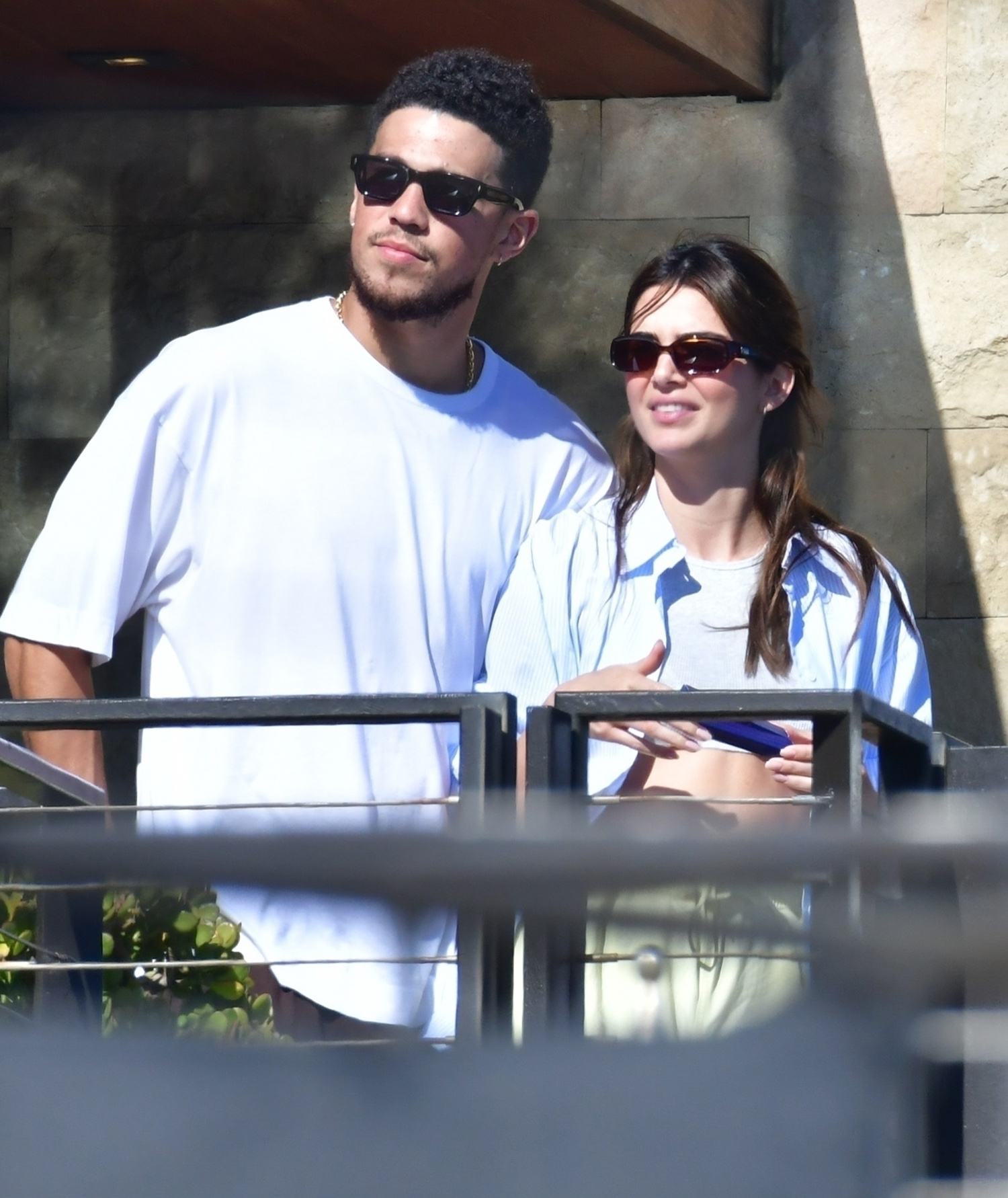 Kendall Jenner and Devin Booker at Malibu