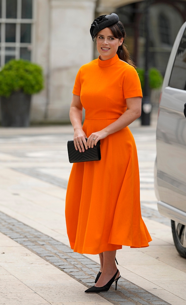 Princess Eugenie Orange Fit