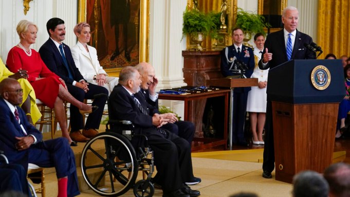 Medal of Freedom Honorees At The White House on July 7th, 2022