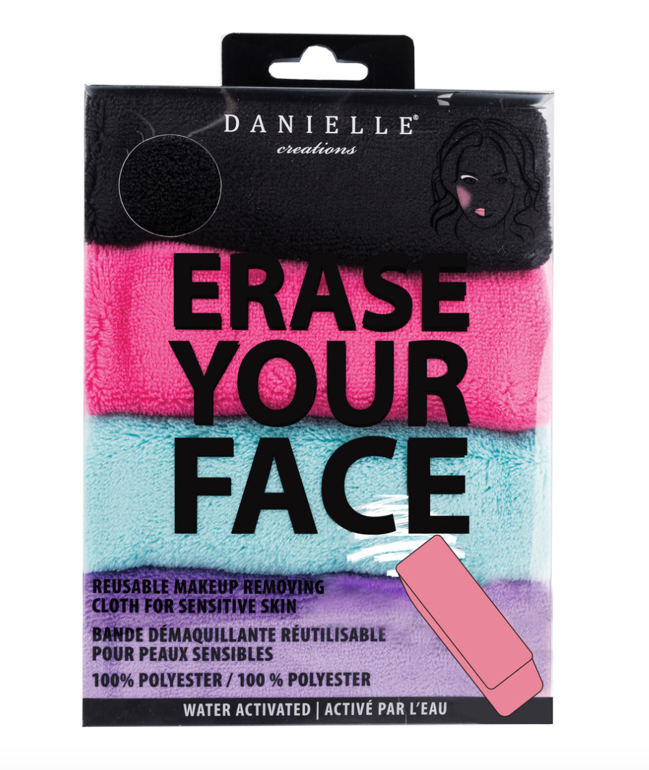 Erase Your Face makeup removing cloths