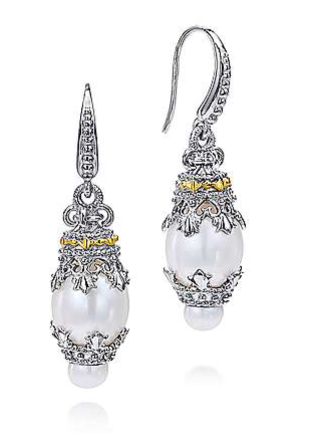 Gabriele and Company pearl drop earrings