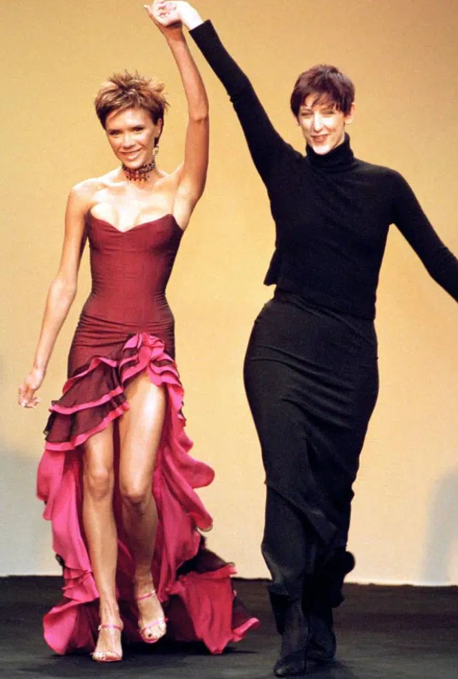 Victoria Beckham Fashion Week London 2000
