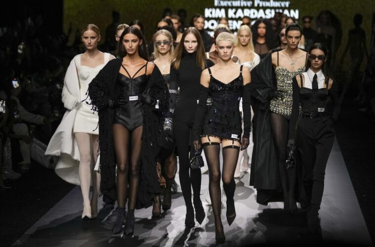 Kim Kardashian Curates Dolce & Gabbana Archives for Milan Show