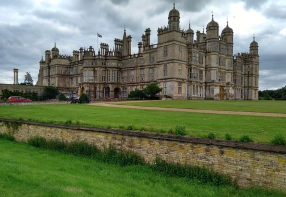 Burghley House as Windsor Castle on "The Crown"