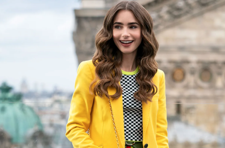 Lily Collins on Netflix's "Emily in Paris"