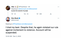 Kanye West Twitter Suspended