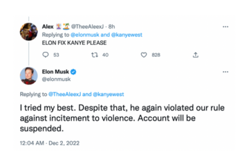 Kanye West Twitter Suspended