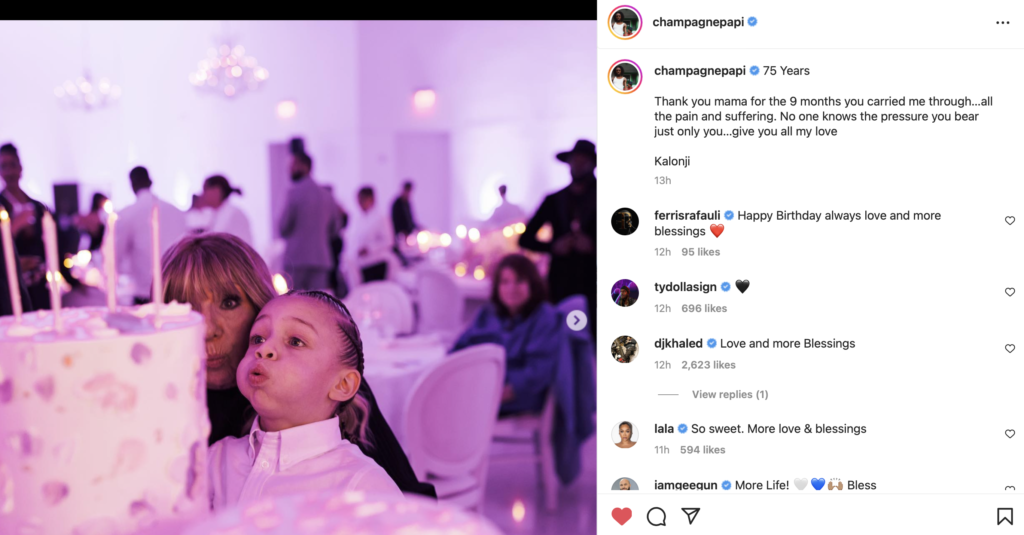 Drake Son New Photos Mom’s Birthday