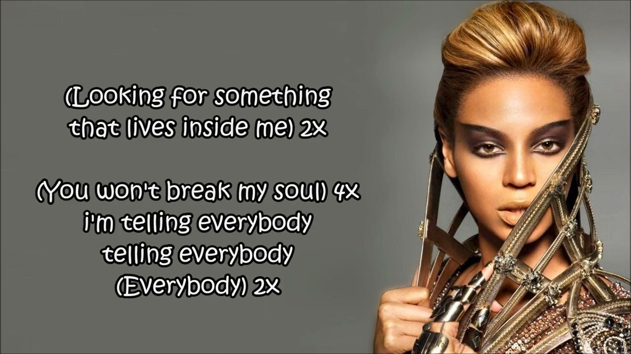 Beyonce's Break My Soul lyrics